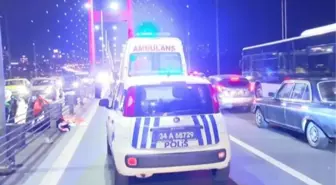 15 Temmuz Şehitler Köprüsü'nde feci kaza: Motosiklet bariyere çarptı, 1 ölü 1 yaralı