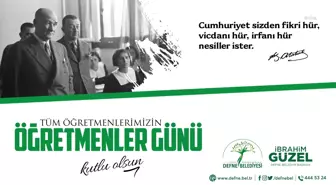 Defne Belediye Başkanı Güzel'den '24 Kasım Öğretmenler Günü' Mesajı