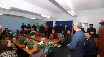 Başkan Mehmet Tahmazoğlu öğretmenleri ziyaret etti