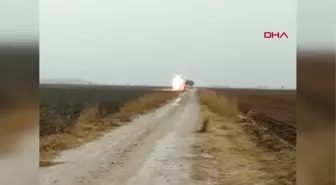 MANİSA'DA DOĞAL GAZ BORU HATTINA YILDIRIM DÜŞTÜ