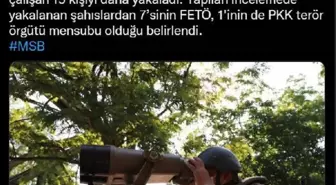 MSB, Yunanistan sınırında 15 kişinin yakalandığını duyurdu