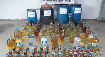 BURSA'DA DEPOYA 'SAHTE İÇKİ' BASKINI 3 GÖZALTI