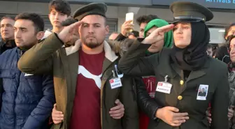 Şehit Piyade Uzman Çavuş Mustafa Yıldız'ın cenazesi memleketi Samsun'a getirildi