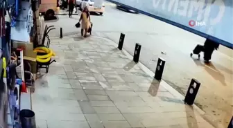 Sultangazi'de nalbur önündeki el arabasını böyle çaldı