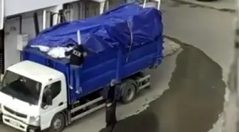 AVCILAR'DA KAMYONDAKİ HURDALARI ÇALARKEN YAKALANAN ŞÜPHELİLER KAÇTI