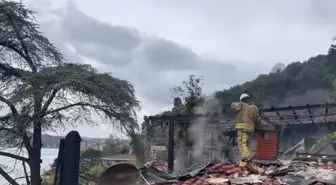 Beykoz'da 2 katlı restoran alev alev yandı