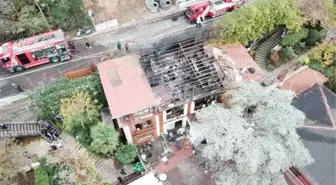Beykoz'da 2 katlı restoran alev alev yandı