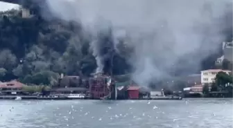 Beykoz'da yangın: Duman Boğaz'da bir çok noktada görüldü