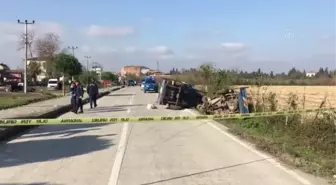 İki tarım aracının çarpışması sonucu 1 kişi öldü, 1 kişi yaralandı