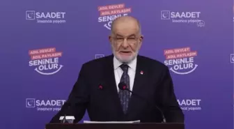 Saadet Partisi Genel Başkanı Karamollaoğlu, basın toplantısı düzenledi