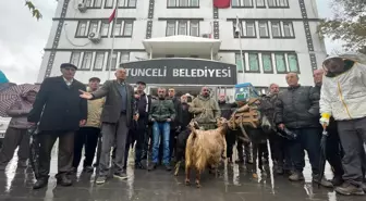 Tunceli'de yapılması planlanan tesise köylülerden 'keçi, arı ve eşekli' tepki