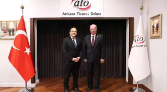 Türkiye'nin Valetta Büyükelçiliği'ne atanan Şen, ATO Başkanı Baran'ı ziyaret etti