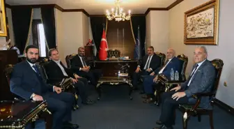 BBP Genel Başkanı Destici, Türk Dünyası Parlamenterler Birliği Vakfını ziyaret etti