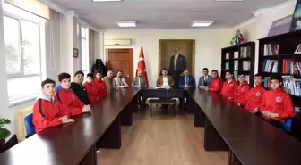 Kayseri'nin ilk ve tek ragbi takımı, ilçe protokolü ile bir araya geldi