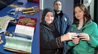 Gençlerden örnek hareket! Para ve altın dolu çantayı bulunca hemen karakola götürdüler