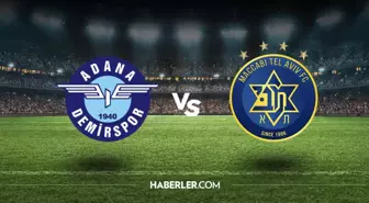 Adana Demirspor - Maccabi Tel Aviv maçı ne zaman? Adana Demirspor - Maccabi Tel Aviv maçı hangi kanalda, saat kaçta?