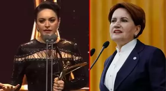 Ezgi Mola'nın çağrısı Altın Kelebek ödül törenine damga vurdu! Akşener'den yanıt gecikmedi