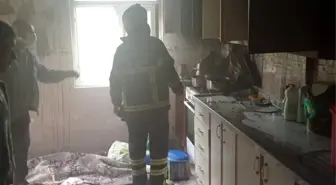 İkamet yangınında 1 kişi dumandan zehirlendi