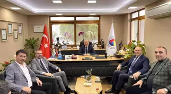 Kaymakam Enver Özderin'den Edremit Ticaret Odası'na ziyaret