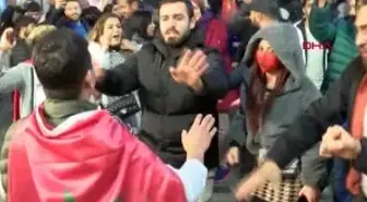 İSTANBUL-FASLILAR ÇEYREK FİNAL SEVİNCİNİ İSTANBUL'DA KUTLADI