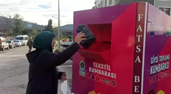 Fatsa'da giysi atıkları geri dönüşüme kazandırılacak