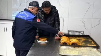 Amasya'da zabıta ekipleri simit fırınlarını denetledi