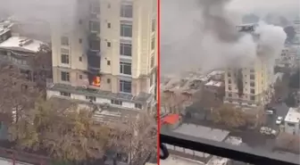 Kabil'de Çinlilerin kaldığı otele saldırı! Patlama seslerinin de duyulduğu otelden dumanlar yükseliyor