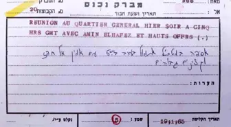 Mossad ajanı Eli Cohen'in son mesajı yaklaşık 60 yıl sonra kamuoyuyla paylaşıldı
