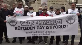 Tüm Emekliler Sendikası'ndan 'Bütçe' Protestosu: 'Çocuklarımızdan, Torunlarımızdan Utanır Olduk'