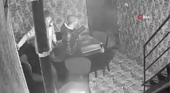 Yanan sobaya tiner döken gencin ölümden döndüğü anlar kamerada