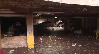 Kumluca'daki sel felaketinde kapalı otoparkta su altında kalan araçları çıkarma çalışmaları sürüyor