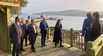 Güney Kore Büyükelçisi Lee'den dünyaca ünlü 'Sedir Adası'na ziyaret