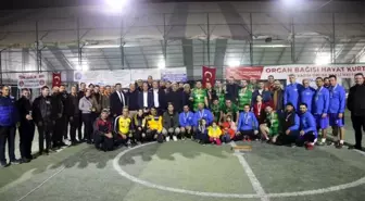 Sağlık çalışanları geleneksel futbol turnuvasında buluştu