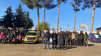 Kilis'te yakalanan 57 düzensiz göçmen sınır dışı edildi