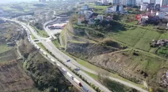 Rusya ile gemi trafiği yavaşladı, tırlar Samsun'da yığıldı