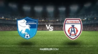 Erzurumspor - Altınordu maçı canlı izle! Erzurumspor - Altınordu maçı hangi kanalda? Erzurumspor - Altınordu maçı canlı izleme linki!