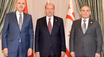 Tatar, AK Parti, UBP ve Yeni Azerbaycan Partisi heyetlerini kabul etti