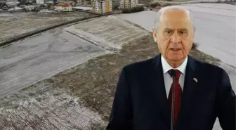 Bahçeli'nin bağışladığı arsa havadan görüntülendi