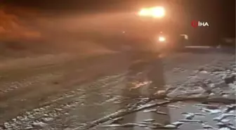 Ekiplerin kar ve buz mesaisi
