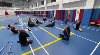 Adana Ayyıldız Engelliler Spor Kulübü Paravolley Takımı, zirve hedefiyle lige hazırlanıyor