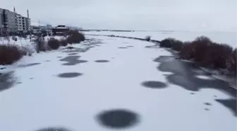 Beyaza bürünen Ardahan dronla görüntülendi