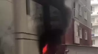 Ankara'da 6 katlı binada çıkan yangın, 1 saatte söndürüldü