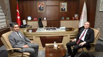 Taşkın'dan, Milli Eğitim Müdürü Kökrek'e ziyaret