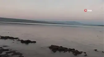 Aktaş Gölü kısmen dondu