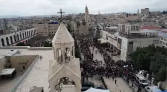 Hazreti İsa'nın doğum yeri olduğuna inanılan Beytüllahim'de Noel kutlamaları başladı