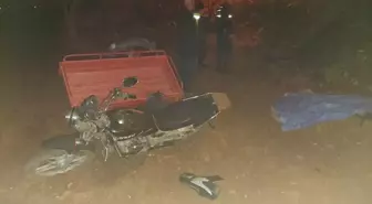 Denizli'de devrilen motosikletin sürücüsü öldü