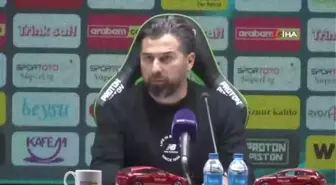 İlhan Palut: 'Son dakikada yenilmemek, 1 puan daha koymak bizim için kar oldu'