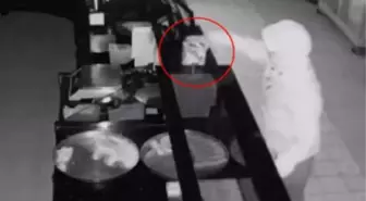 SMA'LI ALİ'NİN BAĞIŞ KUMBARASININ ÇALINMA ANI KAMERADA