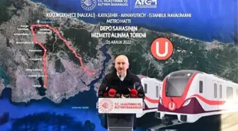 Bakan Karaismailoğlu: 'Şu an İstanbul'un raylı sistem ağı 270 kilometre, yapımı devam eden projelerimiz bittiğinde bu rakam 366 kilometreye...