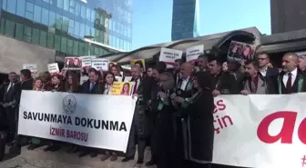 Baro Başkanlarından Deniz Poyraz Davası İçin İzmir'de Adalet Nöbeti